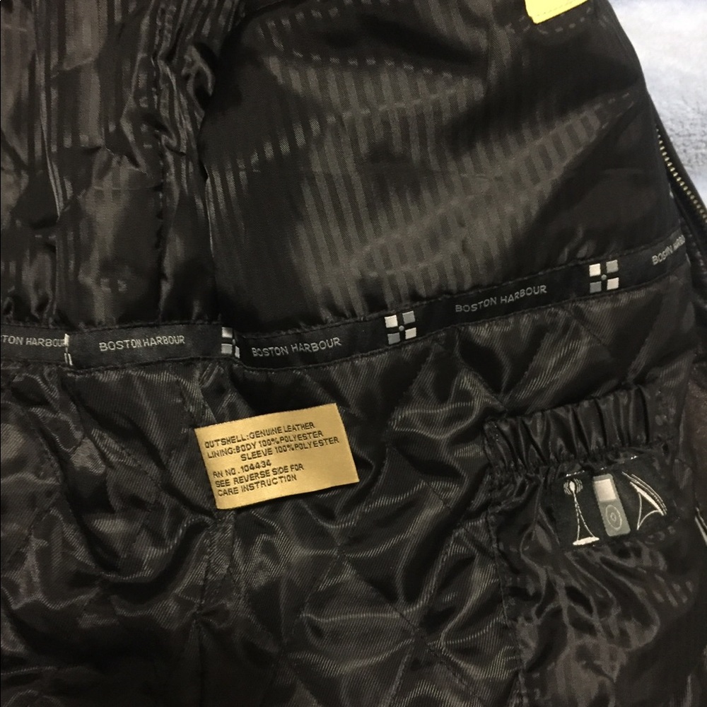 Boston Harbor leather jacket - Picture 4 of 4
